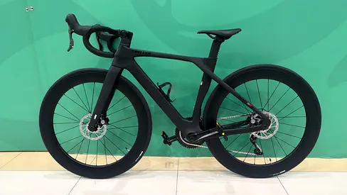 Brand New Carbon road bike with deep-section aero wheels - lightweight, disc brakes