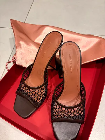 Amina Muaddi Lupita 95 Sandals