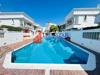 RENOVATED KITCHEN BATHROOMS PRIVATE GARDEN SHARED POOL GYM SPACIOUS 4BR + MAIDS