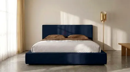 Premium Upholstered Fabric Bed – Modern Elegance