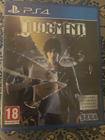 PS4 game: Judgment (Like a Dragon studio) - disc and case