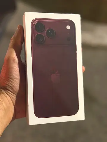 iPhone 18 Pro Max 256GB – Burgundy - Sealed pack - TDRA