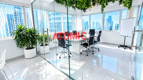 Furnished Office | Community and lake views | Near Metro