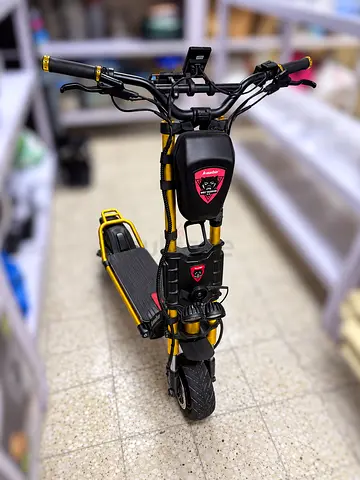 Kaabo Wolf King dual-motor scooter. Never parked in the sun.