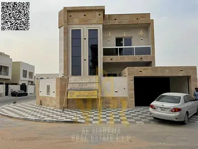 فيلا كورنر مقابل الحديقة مباشرة في الياسمين – عجمان | تصميم راقٍ | مساحات واسعة | منزل عائلي مميز