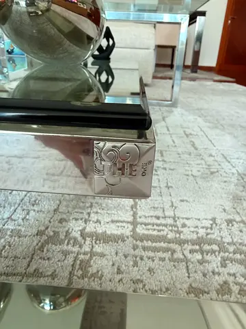 Coffee table in Glass and Steel