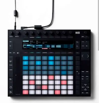Abelton Push 2 with black case and live suite 10 available with transfer license