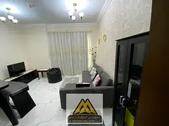 Furnished one-bedroom apartment for annual rent in Al Waha Towers – Al Rashidiya 1 – Ajman A gre
