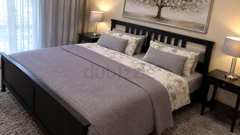 Solid wood King Bed Set IKEA 6pcs. Like new