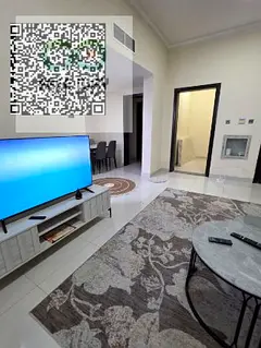 Furnished 2-bedroom apartment with a living room for monthly rent in the Emirate of Ajman Al Muwaiha