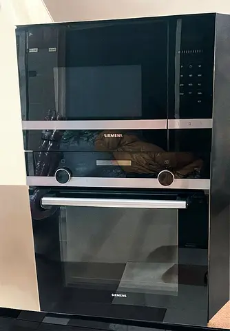 Siemens iQ500 Built-In Electric Oven & Microwave – 60 cm Luxury Black Edition