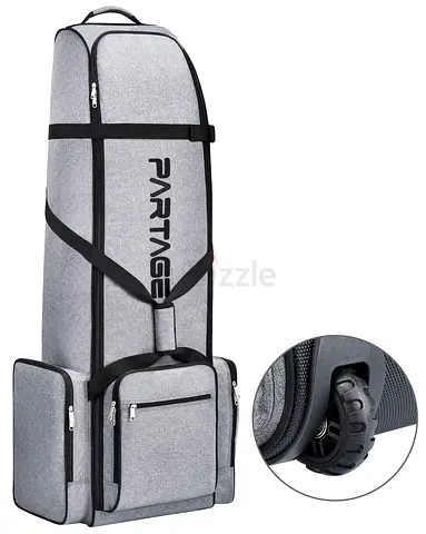 Partage wheeled golf travel bag – large trolley bag with pockets. Brand new. Never used