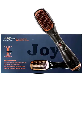 Premium 2-in-1 Ceramic Hair Dryer & Volumizer | Fast Blow Dryer & Styler Brush for Smooth, Frizz-Fre