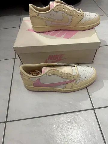 Air Jordan Low OG Travis Scott Shy Pink Size US13 EUR47.5