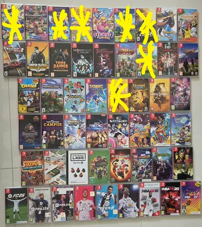 Nintendo Switch Games mario pokemon tomb rider Jumanji kombat rayman crash Mincraft fifa