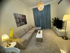 Luxury apartment, second occupancy, one bedroom and living room with an open balcony. Ajman, Al Hami