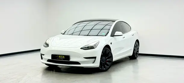 2023 Tesla Model 3 Performance, Tesla Warranty+ Full Service History, GCC