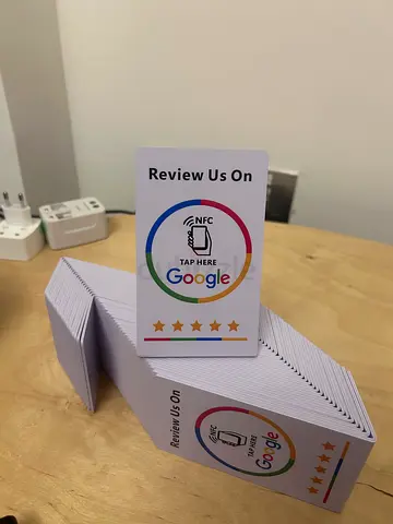 ⭐ Google Review NFC Card – Setup Included, Ready to Use