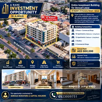 For serious investors seeking an entire investment building in a prime location with excellent mont