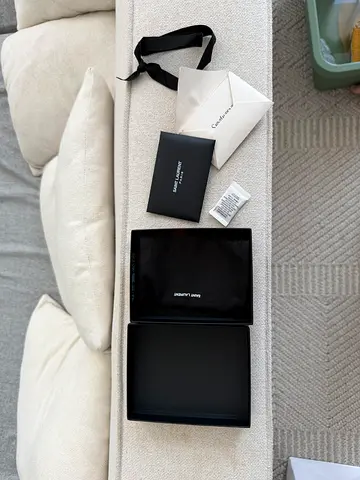 Saint Laurent (YSL) Original Packaging Set – Wallet / Small Leather Goods