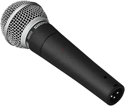 Shure SM58-LC, Cardioid Dynamic Vocal Microphone, Dynamic, Studio Ready, Cardioid, For Live Performa