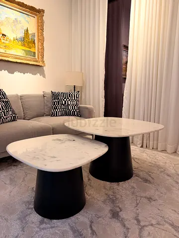 Coffee tables with marble top
