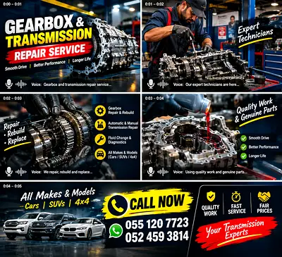 Gearbox & Transmission Repair Service – Rebuild, Replace, Diagnostics (Cars/SUVs/4x4)