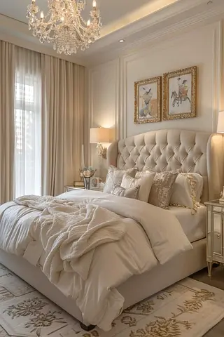 Elegant beautiful 180*200 king size tufted Bed