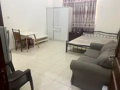 No commission, Fully furnished Studio available at mbz zone 25 with parking for south indian family