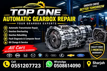 Top One Automatic Gearbox Repair - Transmission Repair & Rebuilding (Sharjah)