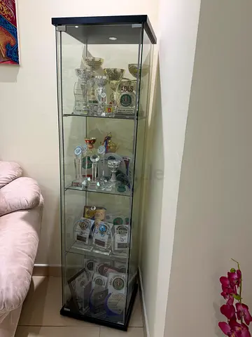 IKEA Glass Display Cabinet - Tall Curio Cabinet