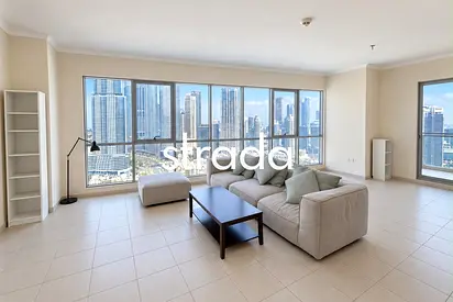 Spacious 2BR + Maid | Burj & Fountain View