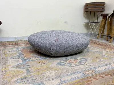 Giorgetti Galet Designer Pouf – Authentic Italian Luxury & Timeless Elegance