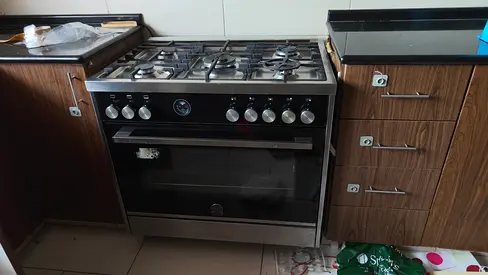 Used 5-Burner Gas Cooker with Oven - Good Working Condition