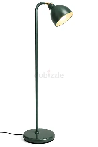 Green Metal Adjustable Floor Lamp - Mid-century Style