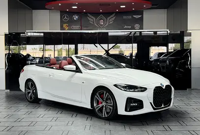 AED 1,855 P.M | 2021 BMW 430i Convertible M Sport Package Pro | Under Warranty | GCC