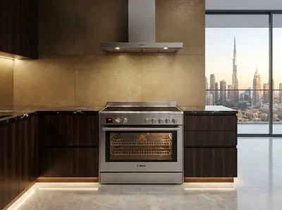 Bosch Series 8 Ceramic Cooker 90Cm HCB738357M, 5 Hobs, DELIVERY + WARRANTY