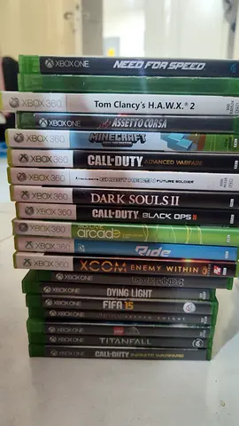 Xbox games (mixed titles) - used collection