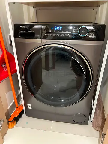 Haier Front Load Washer Dryer Combo - Grey, Excellent Condition, 9KG