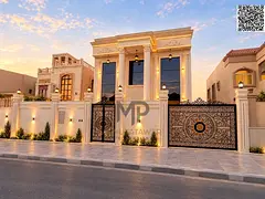 Classic villa in Al Muwaihat 1, prime location close to all amenities, featuring a private pool; fre