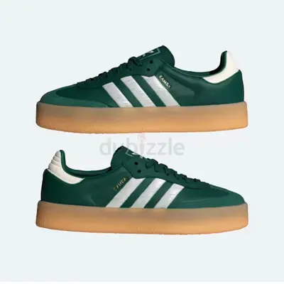 Adidas Samba Dark Green Gum Sole Sneakers
