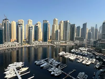 Full Marina View | 2BR + Maid | Balcony | Unfurnished