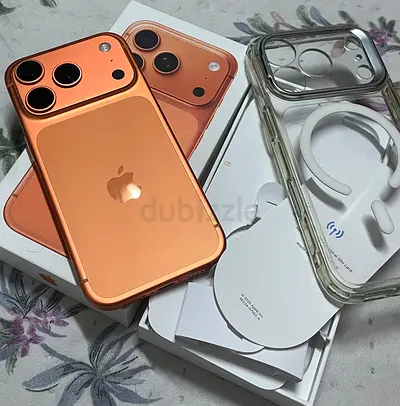 I phone 17 pro max 256gb with 1 year apple care plus with invoice jumbo