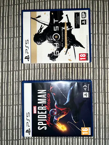 PS5 Games: Marvel's Spider-Man Miles Morales & Ghost of Tsushima Director's Cut (Physical)