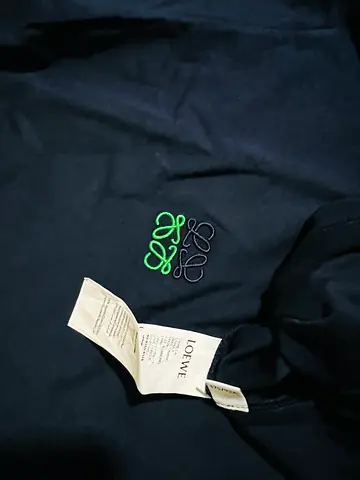 Authentic Loewe embroidered sweatshirt - navy, size unknown
