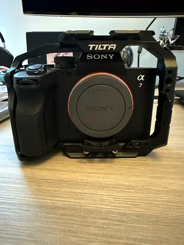 Sony Alpha 7 IV Full-Frame Mirrorless Camera - Body Only, Tilta cage sold separately Cage
