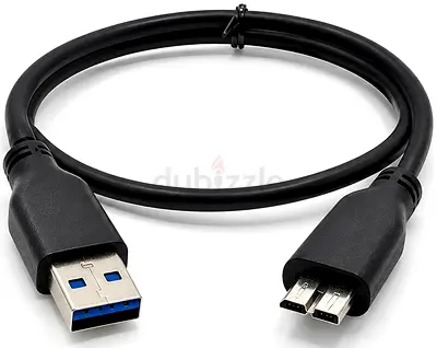 USB 3.0 A to Dual Micro-B Cable (1m) - Good Condition