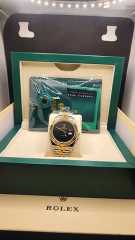 Rolex Datejust Two-Tone Gold & Steel - Black Dial