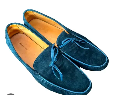 John Lobb "Lynther" suede driving loafer.  it blends luxury Size ,US 7 / UK 6.5 / EU 40