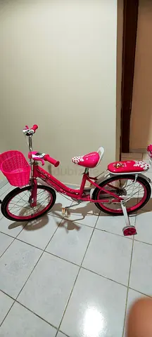 Kids Pink Bicycle with Basket - Good Condition